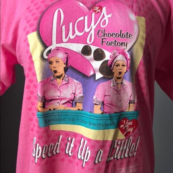 I LOVE LUCY Episode 39 Chocolate Factory Tee M - Picture 10 of 11